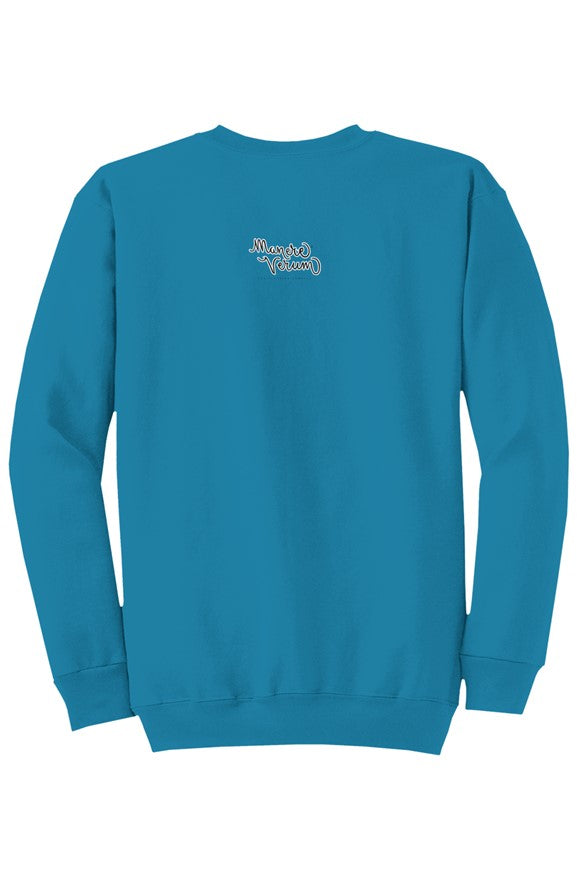 &amp;quot;Cotidiana&amp;quot; Fleece Crewneck Sweatshirt