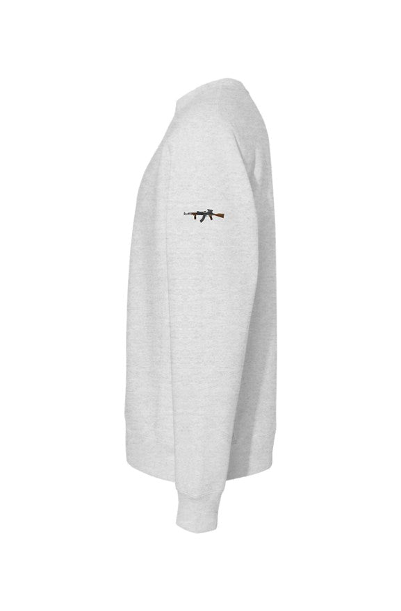 "Gun In Hand:" Crewneck Sweatshirts: