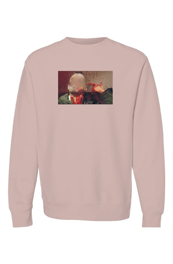 "Blood On Your Hands:" Crewneck Sweatshirts: