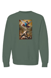"The Fall of the Rebel Angels:!" Crewneck Sweatshirt: