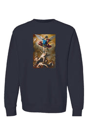 "The Fall of the Rebel Angels:!" Crewneck Sweatshirt: