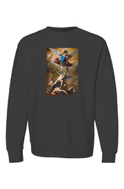 "The Fall of the Rebel Angels:!" Crewneck Sweatshirt: