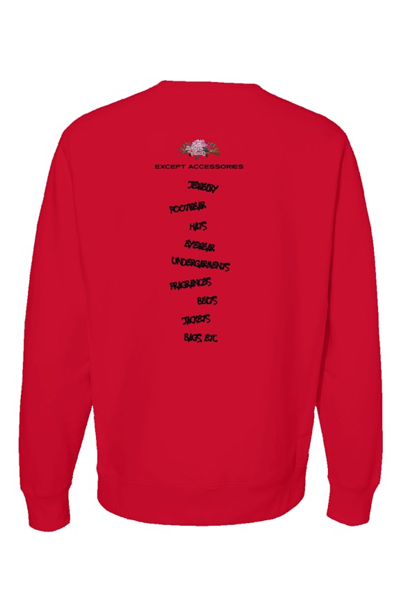 "F*CK DESIGNER Clothing/Except Accessories" Crewneck Sweatshirt