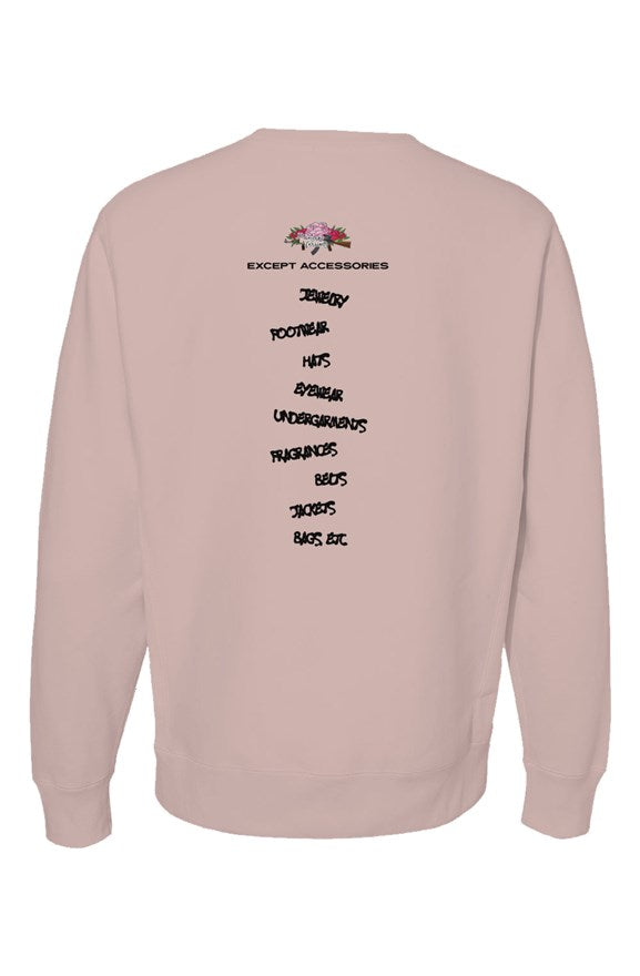 "F*CK DESIGNER Clothing/Except Accessories" Crewneck Sweatshirt