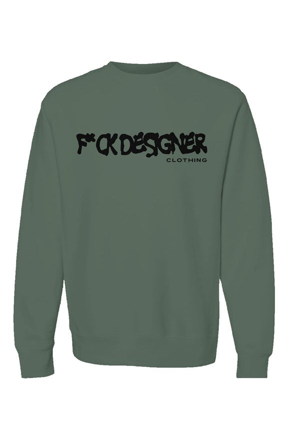 "F*CK DESIGNER Clothing/Except Accessories" Crewneck Sweatshirts