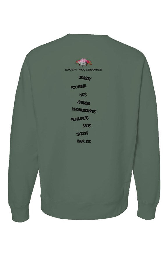 "F*CK DESIGNER Clothing/Except Accessories" Crewneck Sweatshirts
