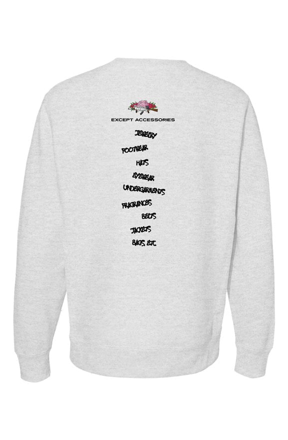 "F*CK DESIGNER Clothing/Except Accessories" Crewneck Sweatshirt