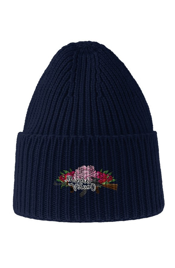 Sustainable Chunky Rib Knit Beanie