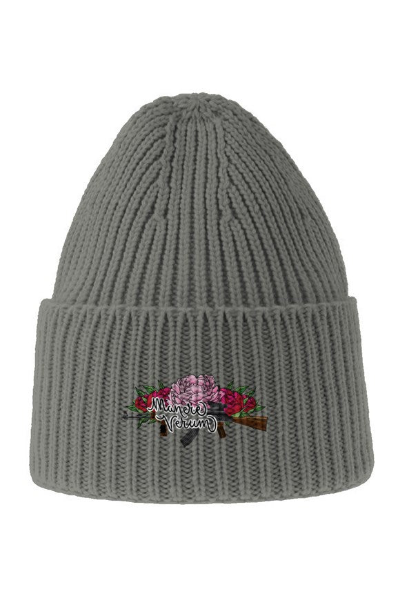 Sustainable Chunky Rib Knit Beanie